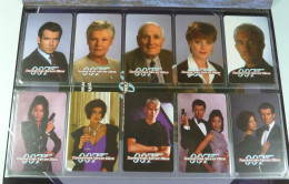 UK - Great Britain - Space Group - Remote Memory - 007 - James Bond - Tomorrow Never Dies - Set Of 10 - Mint In Folder - Bedrijven Uitgaven