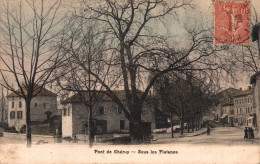 K0401 - PONT De CHÉRUY - D38 - Sous Les Platanes - Pont-de-Chéruy