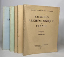 Lot De 5 Numéros De "Congrès Archéologique De France": Haute-bretagne (1968) / Nivernais (1967) / Gascogne (1970) / Daup - Archäologie