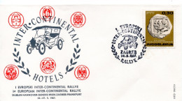 Yugoslavia, 1st International Inter - Continental Rallye Zagreb 1967 - Covers & Documents