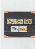 Romania 1993 - (YT) 4082/87 Used  "Faune Prehistorique." - Serie Completa (manca Un Valore) - Used Stamps