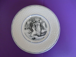 Assiette Porcelaine Gien XIX ème Siècles - Exposition Universelle De 1889 - Gien (FRA)