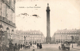 FRANCE - Paris - La Place Vendôme - Animé - Carte Postale Ancienne - Other & Unclassified