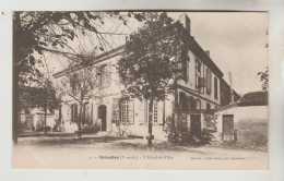 CPA PIONNIERE GRISOLLES (Tarn Et Garonne) - L'Hôtel De Ville - Grisolles