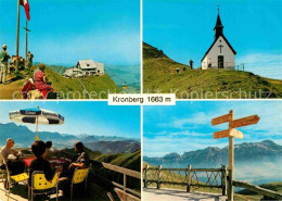 12780418 Gonten Luftseilbahn Jakobsbad Kronberg Berggasthaus Kapelle Terrasse Sa - Sonstige & Ohne Zuordnung