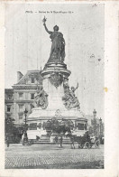 FRANCE - Paris - Statue De La République - Carte Postale Ancienne - Statue