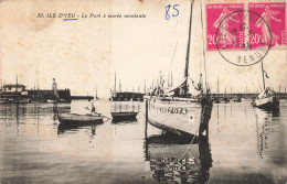 FRANCE - Île D'Yeu - Le Port à Marée Montante - Carte Postale Ancienne - Ile D'Yeu