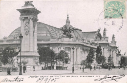 FRANCE - Paris - Grand Palais Vu Du Pont Alexandre III - Animé - Carte Postale Ancienne - Brücken