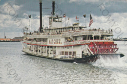 CARTOLINA  NEW ORLEANS,LOUISIANA,STATI UNITI-STERNWHEELER NATCHEZ-NON VIAGGIATA (1982) - New Orleans