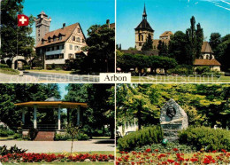 12715428 Arbon  TG Roemerhof Gallus-Kapelle Parkpavillon Adolph-Saurer-Denkmal  - Otros & Sin Clasificación