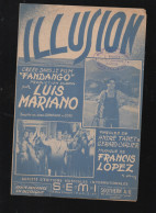 Partition "petit Format"  LUIS MARIANO  Illusion 1948  (M6217 /Y) - Altri & Non Classificati