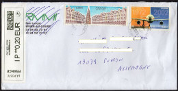 Frankreich 2002, 2003, 2023 MiNr. 3664 A300 Airbus, 3747. Arras, ATM   Auf Brief/ Letter    100g - Lettres & Documents