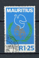 MAURICE - ANNÉE DE LA PAIX  - N° Yt 657 Obli. - Maurice (1968-...)
