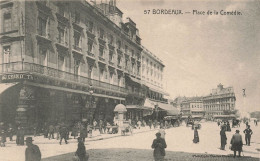 FRANCE - Bordeaux - Place De La Comédie - Animé - Dos Non Divisé - Carte Postale Ancienne - Bordeaux