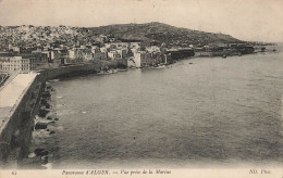 ALGÉRIE - Alger - Panorama - Vue Prise De La Mariue - Carte Postale Ancienne - Alger