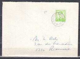 Brief Van Soy (Luxembourg) (Sterstempel) Naar Rixensart - 1953-1972 Anteojos