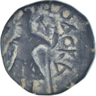 Kushan Empire, Kanishka I, Drachme, 127-152, Bronze, TTB - Orientale