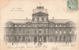 FRANCE - Paris - Vue Sur La Cour Du Louvre - Carte Postale Ancienne - Louvre