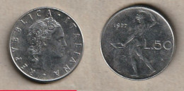 00498) Italien, 50 Lire 1977 - 50 Lire