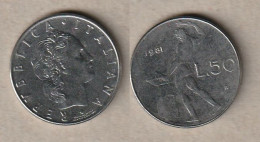 00494) Italien, 50 Lire 1981 - 50 Lire