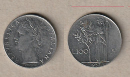 00489) Italien, 100 Lire 1957 - 100 Liras
