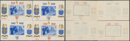 Bloc Orval (1942) - BL18 à 21** Neuf Sans Charnières (MNH) / Numéroté, Bloc "mouchoir". - 1924-1960