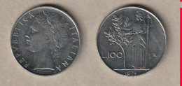 00483) Italien, 100 Lire 1974 - 100 Lire