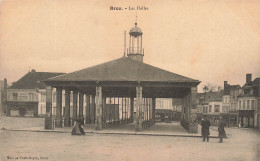 FRANCE - Brou - Les Halles - Place Vide - Carte Postale Ancienne - Autres & Non Classés