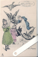 Illustrateur Kauffmann Paul, Enfants Canards, Pub Chicorée Arlatte, Couleurs - Kauffmann, Paul