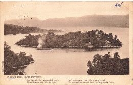 ROYAUME-UNI - Ecosse - Île D'Ellen - Lac Katrine - Carte Postale Ancienne - Otros & Sin Clasificación