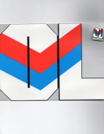 OLYMPIQUE LYONNAIS " OL " Encart Sans La Carte - PIN'S 40e Anniversaire - Phonecards: Private Use