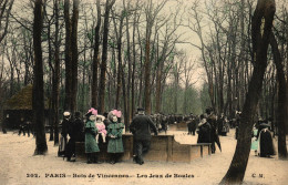 Boule / Pétanque, Paris, Bois De Vincennes - Les Jeux De Boules, Um 1910 - Pétanque