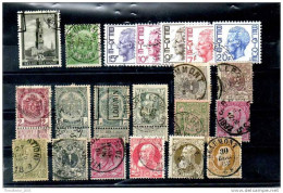 BELGIO - BELGIE - BELGIQUE - Lotto Francobolli Usati Classici - Very Old Classic Used Stamps - Superbe ! - Colecciones