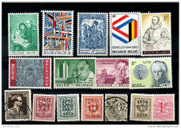 BELGIO - BELGIE - BELGIQUE - Lotto Misto Francobolli Usati & Nuovi - Mixed Lot Of Used & New Stamps - Collections