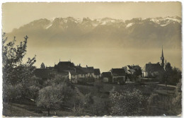 CPSM CHEXBRES Et Le Alpes De Savoie - Ed. D'Art R.E. Chapallaz Fils , Lausanne N°98 - Chexbres