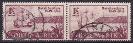 PAIRE NATAL STTLERS BATEAUX SOUTH AFRICA SUID AFRIKA - Used Stamps