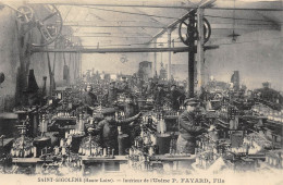 CPA  43 SAINT SIGOLENE INTERIEUR DE L'USINE P.FAYARD FILS   LACETS ET CORDONS ELASTIQUES .... Rare - Otros & Sin Clasificación