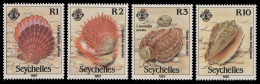 Seychellen 1987 - Mi-Nr. 633-636 ** - MNH - Meeresschnecken / Marine Snails - Seychelles (1976-...)