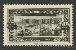 GRAND LIBAN N° 36j Point Sur La Monnaie Absente  NEUF* TRACE DE CHARNIERE  /  Hinge / MH - Neufs