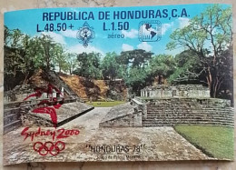 Honduras 2000 Sydney Olympic Bloc Red Overprint MNH** - Estate 2000: Sydney