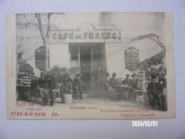 MOUGINS (Alpes Maritimes) CAFE DE FRANCE TENU PAR CHAUDE D. TERRASSE  CARTES POSTALES - Mougins
