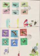 POLAND 1961 WARSZAWA FDC  Covers Fauna Insects - Brieven En Documenten