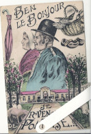 Illustrateur Alsace Kauffman, J'e Revenons De Pontoise, Edition C M, Colorisée - Kauffmann, Paul