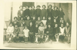 CPA CP Carte Postale Carte Photo Pyrénées Orientales Amélie-les-Bains-Palalda Groupe Enfants Filles Photo De Classe ? - Amélie-les-Bains-Palalda