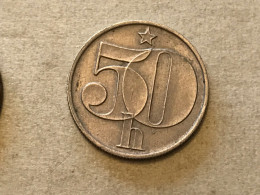 Münze Münzen Umlaufmünze Tschechoslowakei 50 Heller 1986 - Tchécoslovaquie