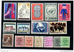 BELGIO - BELGIE - BELGIQUE - Lotto Misto Francobolli Usati & Nuovi - Mixed Lot Of Used & New Stamps - Collections