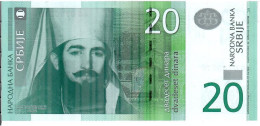 Serbia P-55b  20 Dinara  2011  UNC - Serbien