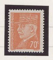 VARIÉTÉ - N° 511a 70 C ORANGE -PETAIN -C AVEC CEDILLE - - Ungebraucht