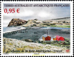 602579 MNH ANTARTIDA FRANCESA 2019 CABAÑAS AMERICANAS DE LA BAHIA DE CROZET - Ungebraucht