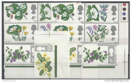 GRAN BRETAGNA - INGHILTERRA - GREAT BRITAIN - ENGLAND - Lotto Di Nuovi - Stamps Lot New-mint ( Flowers) - Sammlungen